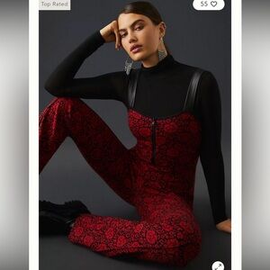 Anthropologie Bustier Knit Jumpsuit